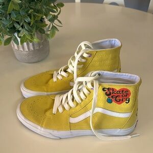 Yellow Vans High top sneakers